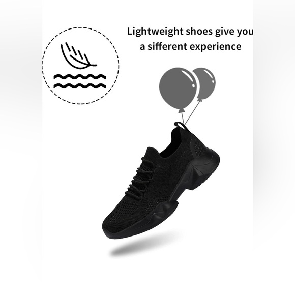 🆕Lightweight black running sneakers - Picture 4 of 10